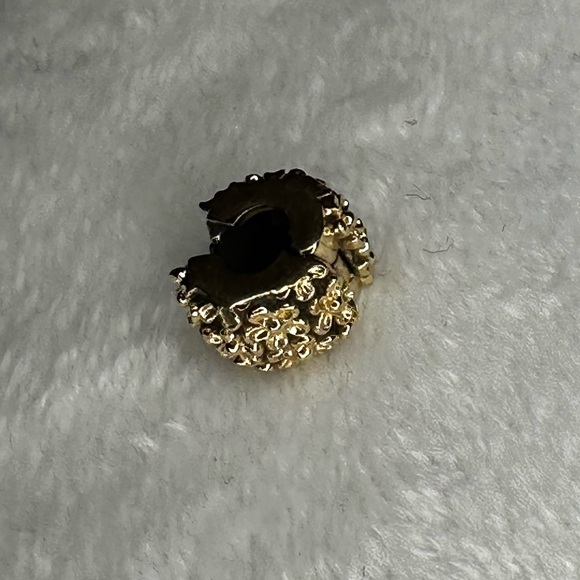 Pandora Gold Floral Charms – Clip – 925 ALE – Authentic - Picture 2 of 5